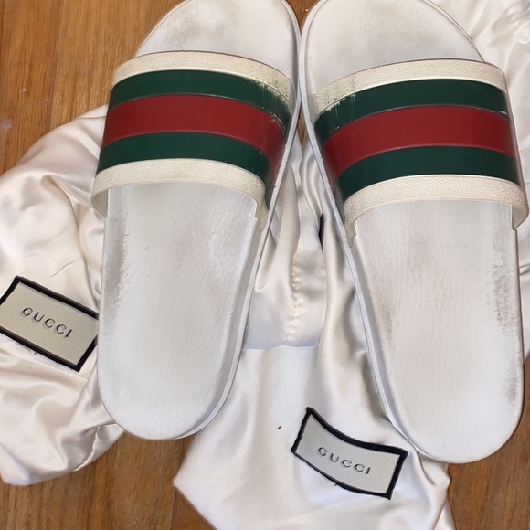 Gucci white flip flops - Picture 4 of 4